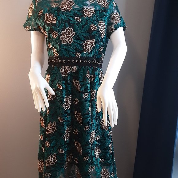 Embroidered Floral Dress by  Shiran Fushi - Picture 1 of 11